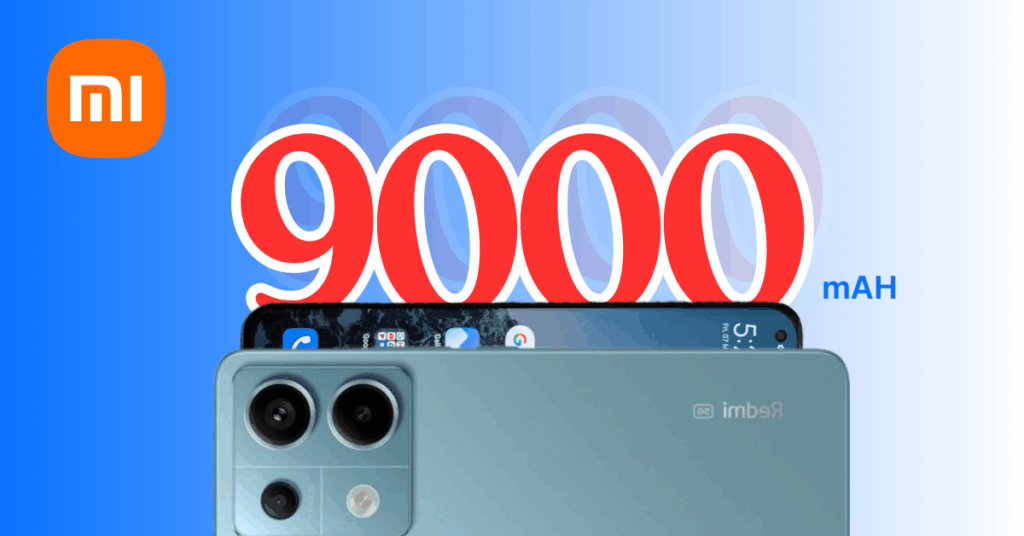 Xiaomi testing with 9000 mAh battery on Redmi