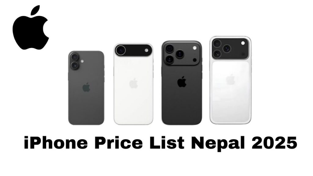 Price of iPhone in Nepal 2025 Price of iPhone in Nepal 2025