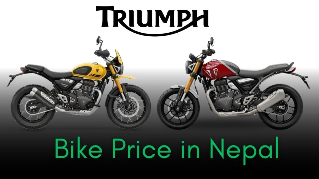 Triumph bike price in Nepal 2025